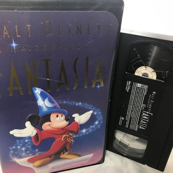 Vintage Walt Disney's Masterpiece Fantasia VHS Limited Edition Clam Shell TESTED - Picture 3 of 11